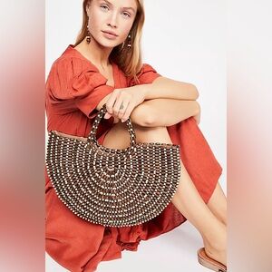 Free People Ibiza beaded tote